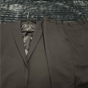 Calvin Klein Black Two-Piece Suit Jacket and Pants